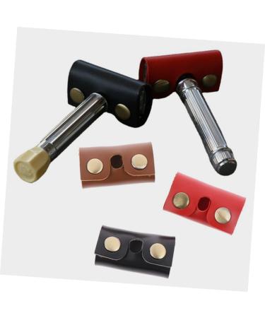 CABILOCK 10 Pack Men's Travel Accessories - Facial Razors with Leather Sheath & Razor Blades - Compact Shaving Set (8.5x4.5cm) - Perfect for Travel - Buy Online on GoSupps.com