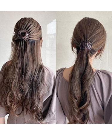 Expandable Birdnest Hair Clip Ponytail Holder Set - Hair Styling Tool for Women and Girls (3 Colors) - Buy Online on GoSupps.com
