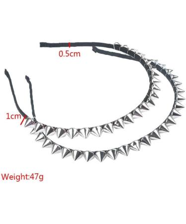 Froiny Gothic Metal Headband with Spikes - Fashion Punk Hair Clips for Parties & Events - Buy Online on GoSupps.com
