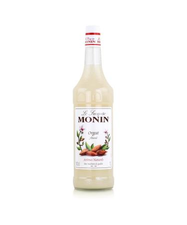 MONIN Orgeat Syrup for Cocktail Lemonade and Soda - Natural Flavours - 1L