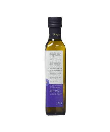 Clearspring Organic Flax Oil 250ml - Cold-Pressed Omega-3 Rich Supplement - Buy Online on GoSupps.com