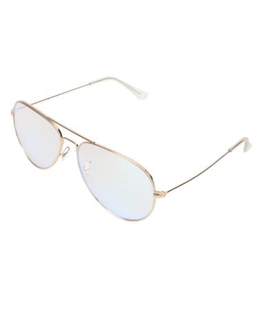 Red Green Color Blind Glasses Lightweight Golden Frame Color Weakness Correction Glasses Durable for Men Women Indoor and Outdoor Use