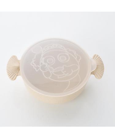 Golandstar Wheat Straw Eco Biodegradable Unbreakable Bowl Baby Anti Hot Dinnerware Kids Children Bowls for Rice Soup Popcorn Fruit Salad (1 Beige) 1 Beige