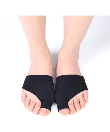 Bunion Corrector Sleeve for Hallux Valgus Relief - Stretchy Big Toe Separator Sock in Black, Size 35-39 - Buy Online on GoSupps.com