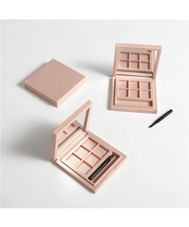 CANIGHT 2pcs Empty Eyeshadow Palette Containers Makeup Empty Cosmetics Organizer Cosmetics Pans 1 count (Pack of 1) Pink - Buy Online on GoSupps.com