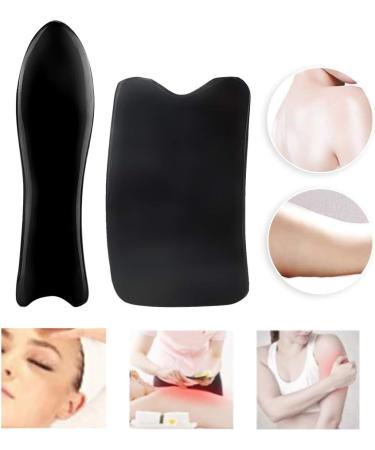 Buy Gientan Portable Oxenhorn Massage Plate - Gua Sha Tool for Face & Neck Pain Relief | Muscle Relaxation & Spa Experience - Buy Online on GoSupps.com