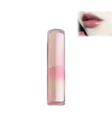 OTEB Herorange Lipstick Herorange Lip Herorange Jelly Lipstick Herorange Lip Balm Water Gloss Mirror Lip Gloss Long Lasting Jelly Lip Gloss Waterproof Nonsticky Cup Color 01