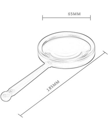 Magnifying Glasses for Hobbies Reading Magnifier Authentic Metal Hand-held Magnifying Glass Reading Professional Optical White Glass HD Extended Mirror 3 Style Vision - Buy Online on GoSupps.com