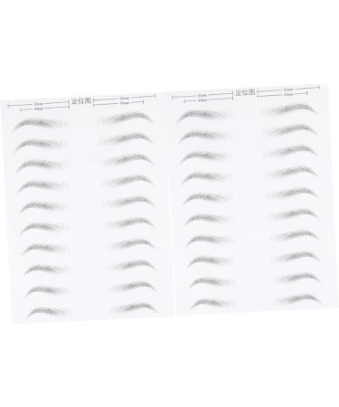 Ipetboom 4 Sheets Simulation Eyebrow Eyebrowsb Artificial Eyebrow Patch Eyebrow Stickers Hair Makeup Tools 6d - Buy Online on GoSupps.com