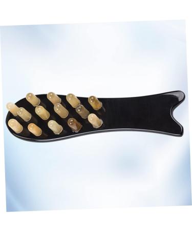 Beaupretty 2ST Kamm Desurage Brush for Curly Hair - Natural Horn Scalp Massage Device & Multi-Purpose Comb for Ladies | Soothing Muscle & Hair Care Tool - Buy Online on GoSupps.com