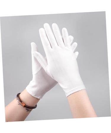 Angoily 20 Pairs Beauty Hand Gloves Cotton Gloves Cooking Prep Gloves Paraffin Hand Mitts Moisturizing Gloves Meal Prep Gloves Hand Moisturizer Gloves Mittens White Gloves Short Work - Buy Online on GoSupps.com