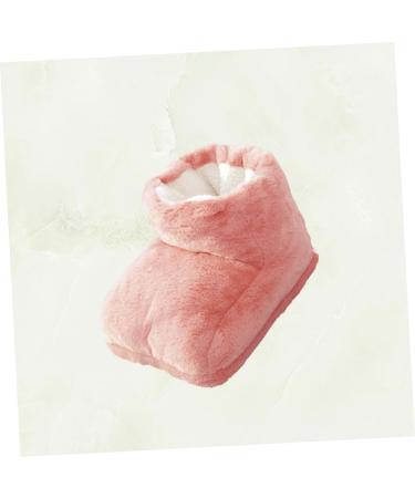 Callaron Foot Warmer Sack | USB Heating Plush Slippers | Cozy Foot Massage Device for Winter | Pink Size 1 - Buy Online on GoSupps.com