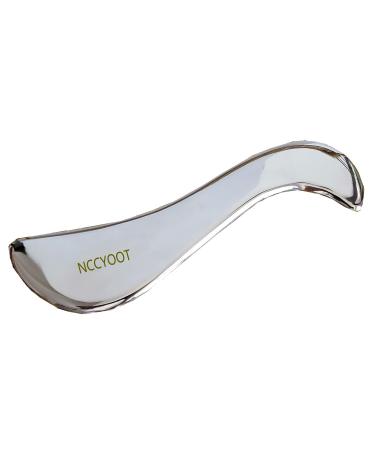 NCCYOOT gua sha tool gua sha stainless steel iastm tool Gussha massage tool muscle scraping tool for Soft Tissue Therapy and Reduce Arms Back Legs Neck Shoulder Muscle Pain(ms) S shape