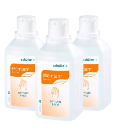 3x 500 ml Schlke Esemtan Dry Skin Balm Care Balm Skin Lotion Cream dye-free