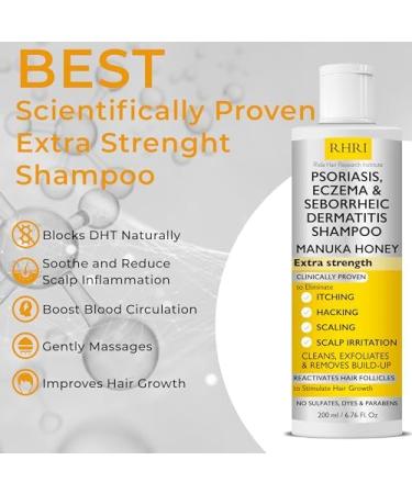 Antifungal Psoriasis Shampoo, Eczema, Seborrheic Dermatitis Shampoo | Soothes Itching, Flaking & Irritation | Repairs Scalp, Strengthens Hair, Stimulates Regrowth | Medicated Scalp Treatment Shampoo Refill - Buy Online on GoSupps.com