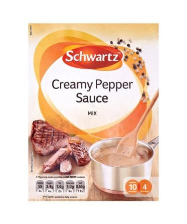 Schwartz Schwartz Pack of 8 Creamy Pepper Sauces 25g