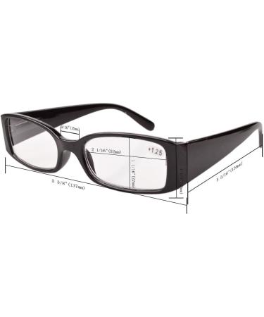 Eyekepper Spring Hinge for Plastic Reading Glasses - Black 2.5 Diopters | International Shipping Available - Buy Online on GoSupps.com