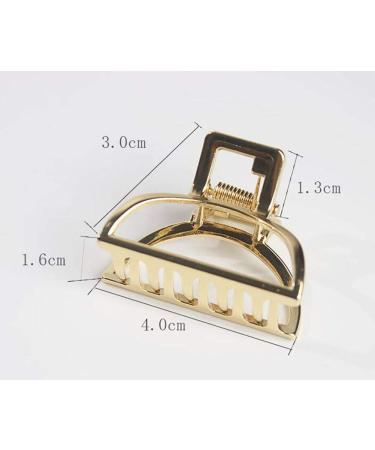 Vintage Metal Hair Clips for Women - Fodattm 4pcs Ponytail Hair Claws - Stylish Hair Accessories - Buy Online on GoSupps.com
