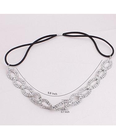 Merroyal Rhinestone Crown Headband for First Communion & Wedding - Silver - Buy Online on GoSupps.com
