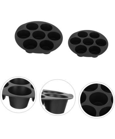 PRETYZOOM 4 Pcs 7 Silicone Ice Molds Cake Baking Pans Silicone Cupcake Pan Muffin Cake Molds Candle Mold Candle Accessories Air Fryer Muffin Pan Silica Gel Baking Tools Oven - Buy Online on GoSupps.com