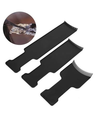 3-Piece Balayage Highlighting Board Set - Professional Black Hair Color Board for Salon Hair Dye Applications - Buy Online on GoSupps.com