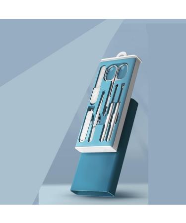 Nail Clippers Set Ladies Men's Stainless Steel Manicure Clippers 6 Pieces Green Blue Light Blue Red (Color : C) - Buy Online on GoSupps.com