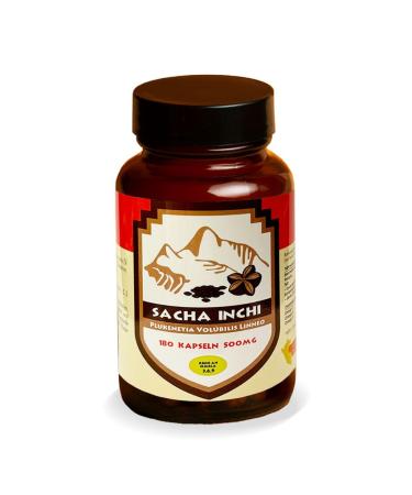 MACA MACA-FIT Sacha Inchi 180 Capsules 500 mg Omega 3-6-9 Fatty Acids kidney plant-based and cold-pressed from Peru