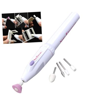 FRCOLOR manicure tools professional portable nail drill nail model polisher nail art polisher nail tools mini nail kit Nail Buffer Polisher Nail Drill File Grooming Kit electric