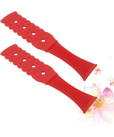 Milist 2 Massage Bars Gua Sha Scraping Hammer - Red Acupoint Massager for Body & Back Health Care - Buy Online on GoSupps.com