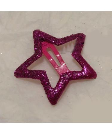 hgnxa Star Hair Clip Kids Glitter Metal Hair Clips Barrettes Hairpins Girls Hair Accessories Headwear Styling Tools Rose Red - Buy Online on GoSupps.com
