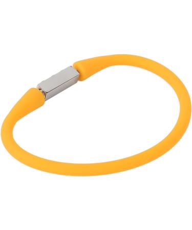 Balance Energy Bracelet - Negative Ion Release & Magnetic Therapy | Enhance Blood Circulation & Reduce Fatigue | Silicone Sports Health Bracelet (Orange) - Buy Online on GoSupps.com