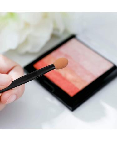 Jun-h 100 Piece Dual-Ended Oval Eyeshadow Applicators - Disposable Double-Sided Sponge for Daily Makeup Use - Perfect for Women & Girls - Buy Online on GoSupps.com