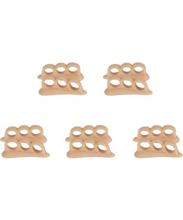 Ciwanning Toe Separator - Toe Corrector for Curled Toes & Blisters Relief - 1 Pair (White) - Buy Online on GoSupps.com