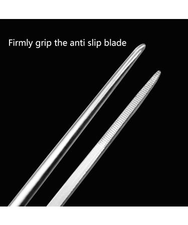 Asukohu Professional Stainless Steel Medical Tweezers Ear-Pick Tool Bending Tweezers for Ear Cleaning and Care Bend Tweezers - Buy Online on GoSupps.com