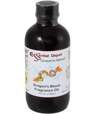 Dragon's Blood Fragrance Oil | 4 oz Amber Glass Bottle | International Shipping Available - Buy Online on GoSupps.com