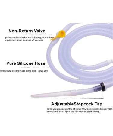 Buy Silicone Enema Hose - Replacement Parts for Colon Cleansing Kits | Fast International Shipping - Buy Online on GoSupps.com