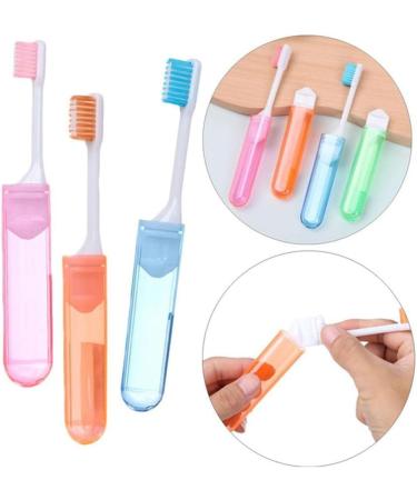 Portable Foldable Toothbrush Super Soft Bristles for Travel Camping & Hiking | TR EASY U8A3 - Buy Online on GoSupps.com