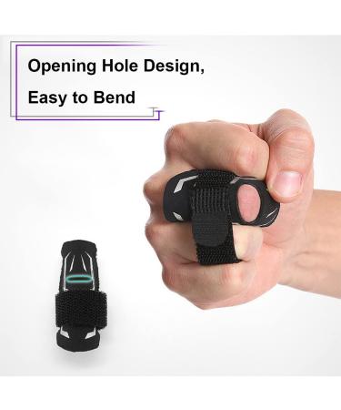 Adjustable Finger Splint & Support - Elastic Compression Sleeves for Joint Pain Relief - Sport Finger Brace for Basketball Volleyball Tennis & Baseball - Size L - Buy Online on GoSupps.com