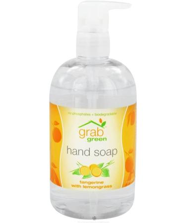 Grab Green Tangerine & Lemongrass Hand Soap 12 oz - Natural & Eco-Friendly - Buy Online on GoSupps.com