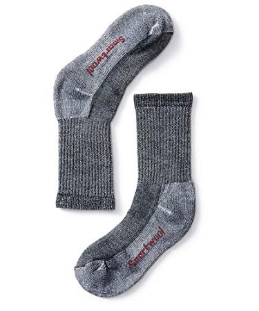 Smartwool Kids' Hiking Crew Socks - Medium Cushioned Merino Wool  Performance Socks DEEP NAVY Large