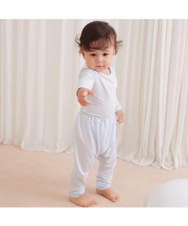 Edenswear Baby Unisex Zinc Fiber Long Pants - 9 Months White | Sensitive Skin Infants & Toddlers - Buy Online on GoSupps.com