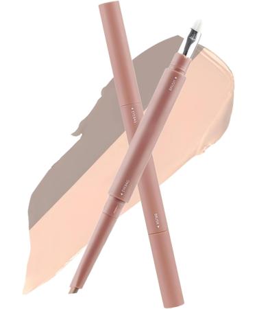  DzpKrka Light-Reflecting Concealer Stick for Eyes - Two-Color Illuminating Makeup Pen Silk Eyeshadow 2.5g for Women and Girls Cosplay Scene Party Birthday Travel - Buy Online on GoSupps.com