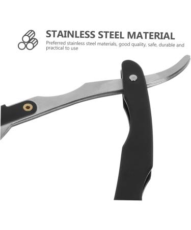 Buy Minkissy 2-Pack Men's Manual Razor - Stainless Steel Hairdresser & Beard Trimmer for Precise Grooming - Buy Online on GoSupps.com
