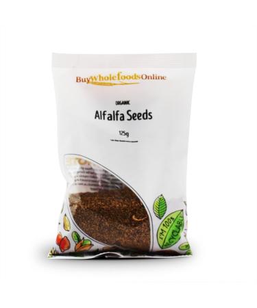 Organic Alfalfa Seeds for Sprouting 125g (BWFO)