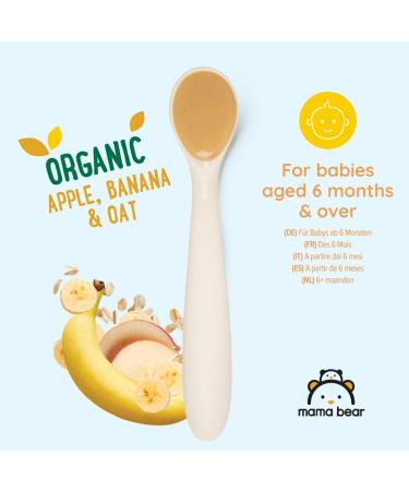 Amazon Brand - Mama Bear Apple Banana & Oat Pur e Vegetarian 90g (Pack of 6) - Buy Online on GoSupps.com