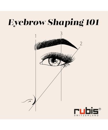 Rubis Classic Techno Swiss Cross Tweezers Epoxy Coated Stainless Steel for Precise Eyebrows and Hair Removal 1KS101 Rubis Switzerland Swiss Made World Renowned Precision - Buy Online on GoSupps.com