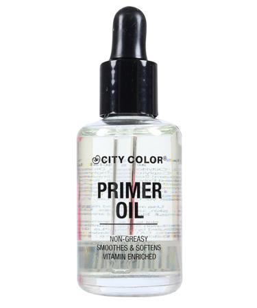 CITY COLOR COSMETICS Multipurpose Primer Oil - Non greasy vitamin enriched makeup base pore minimizer