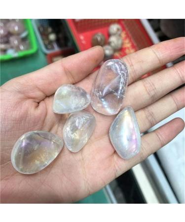 Natural Angel Aura Clear Quartz Tumbled Crystal Stones for Home Decoration - (Color: Multi-Colored Size: 20-30mm) - Buy Online on GoSupps.com