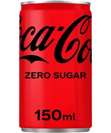 Coca Cola Zero Sugar Soft Drink Can 150ml Soft Drinks Mini Cans 150ml Coca Zero Sugar 150Ml Mini Cans 12-24Pcs Boxed Treatz (Zero Coke 12 Pack) - Buy Online on GoSupps.com