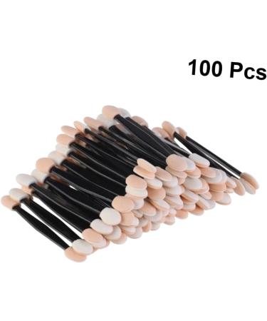Angoily 100 Pcs Eyeshadow Eye Shadow Sponge Applicator Makeup Tools Eye Shadow Brush Disposable Sponge Brush Size 2 Black - Buy Online on GoSupps.com